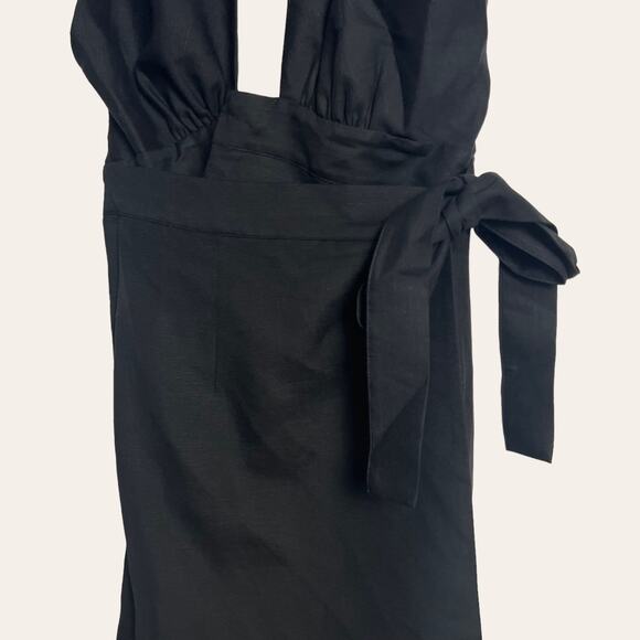 Shona Joy Black Halter Mini Dress - Picture 7 of 14